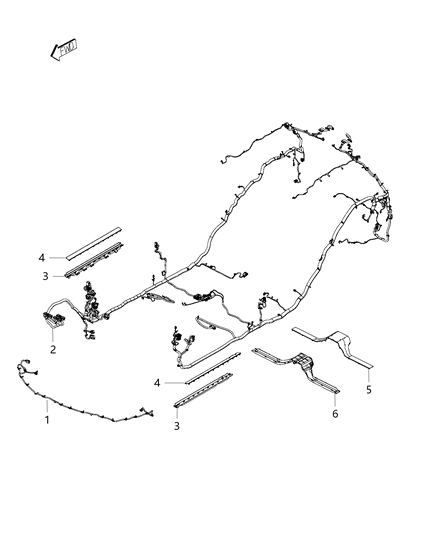 2018 Dodge Durango Antenna-AM/FM Diagram for 68310652AA