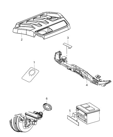 2011 Chrysler 200 Engine Compartment Diagram