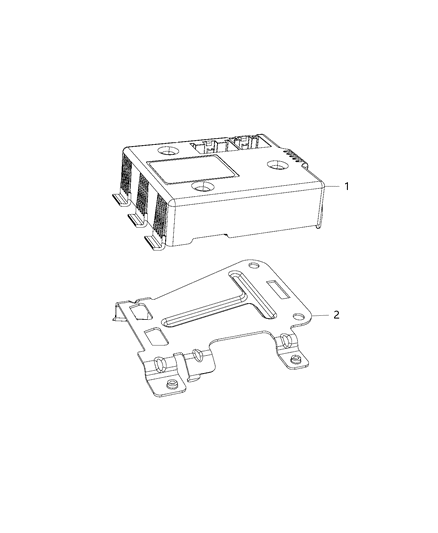 2018 Ram 2500 Module, Trailer Brake Control Diagram