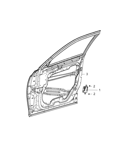 2020 Dodge Charger Modules, Body Diagram 5