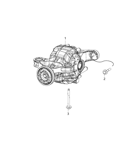 2018 Chrysler 300 Axle Assembly Diagram 3