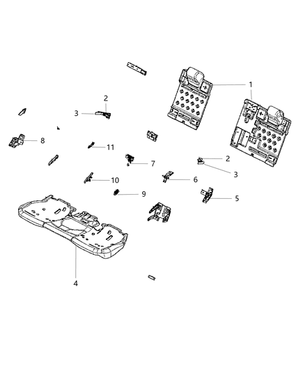 2013 Dodge Charger Strap-Assist Diagram for 1VL64GT5AA