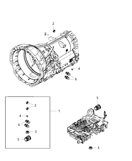 2020 Dodge Charger Plug-Transmission Diagram for 68142479AA