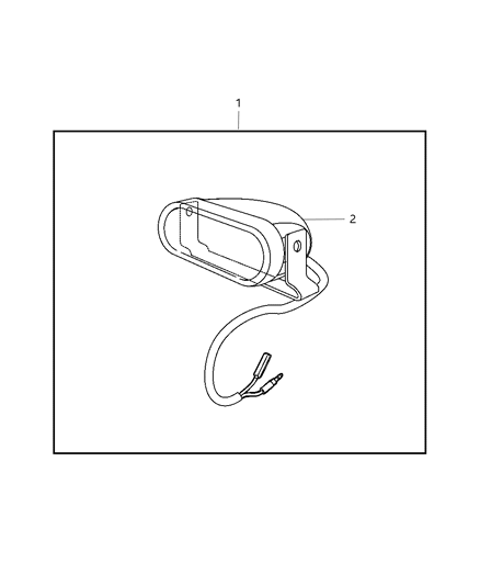 2010 Dodge Nitro Lamp Kit-Off Road Diagram for 82208488AB