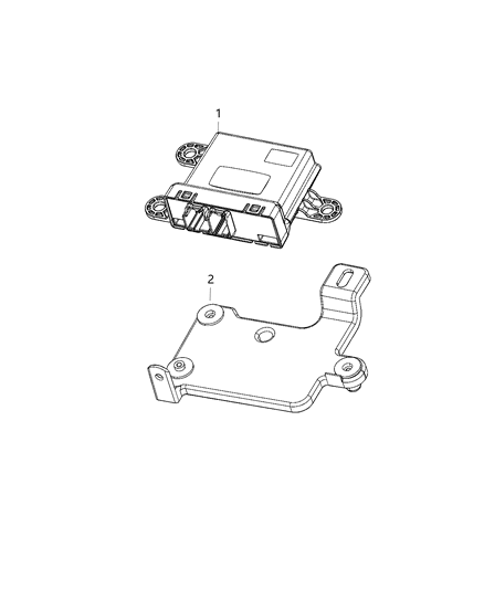 2021 Dodge Durango Modules, Body Diagram 7