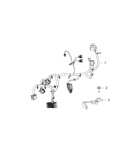 2015 Chrysler 200 Wiring-Transmission Diagram for 68205940AE