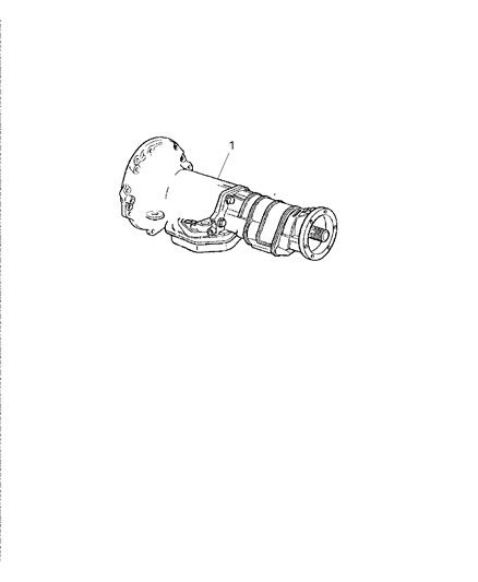 1999 Dodge Dakota Trans Diagram for R5013025AB