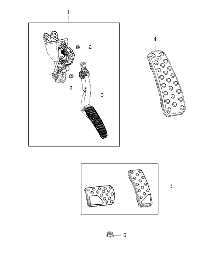 2017 Dodge Challenger Accelerator Pedal Diagram