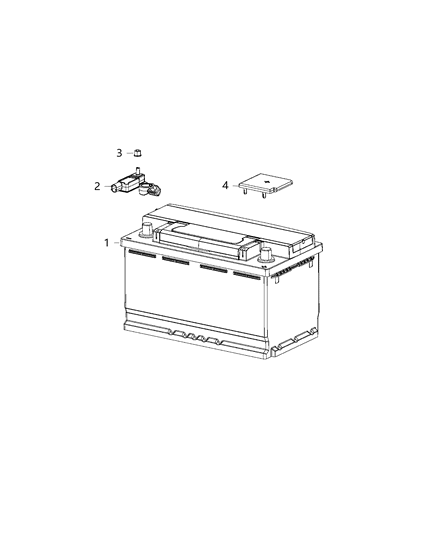 2020 Chrysler 300 Sensors - Body Diagram 6