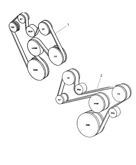 1998 Jeep Grand Cherokee Drive Belts Diagram