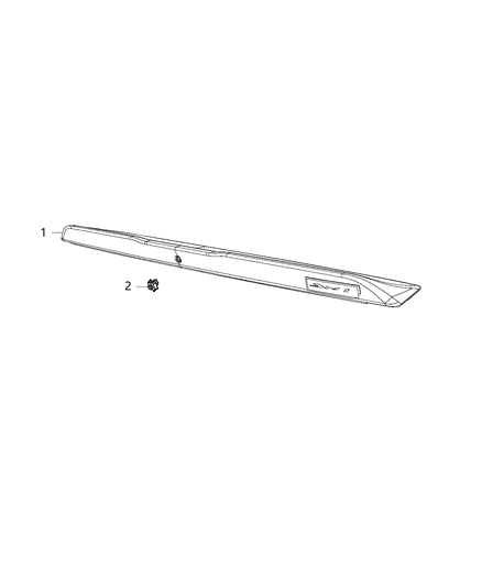 2016 Dodge Challenger Camera-Rear View Diagram for 68172474AG