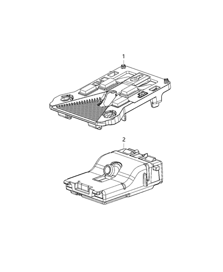 2021 Dodge Durango Camera-Forward Facing Diagram for 68495638AB