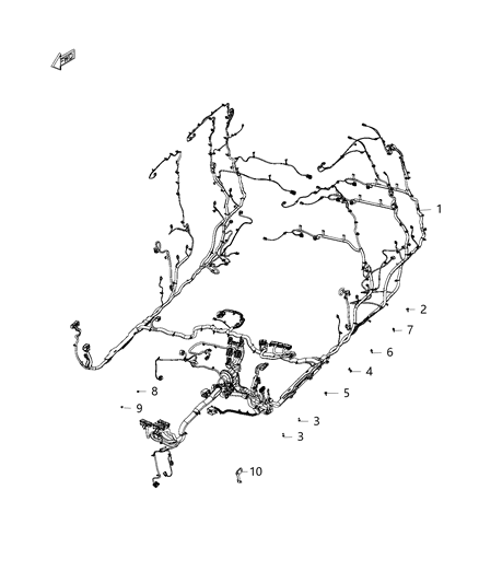 2020 Ram 1500 BODY Diagram for 68444204AB