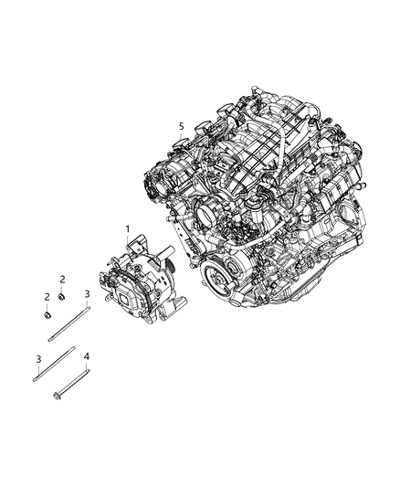 2019 Jeep Wrangler Generator/Alternator & Related Parts Diagram 5