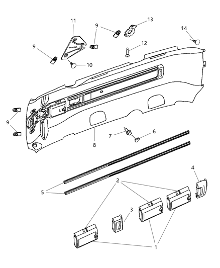 2007 Dodge Caravan Overhead Console Diagram