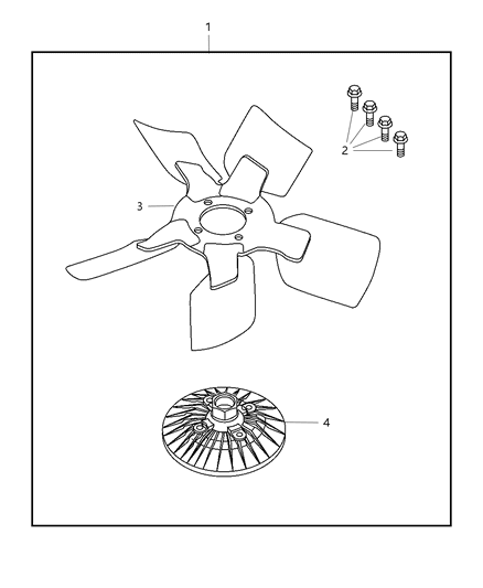 2008 Jeep Grand Cherokee Engine Cooling Kit Diagram