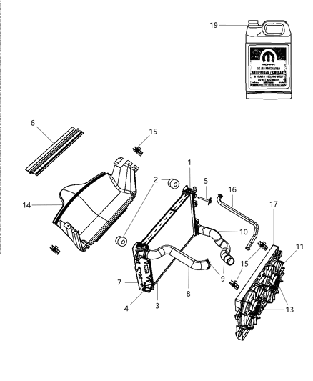 2010 Dodge Viper Hose-Oil Cooler Return Diagram for 5030648AC