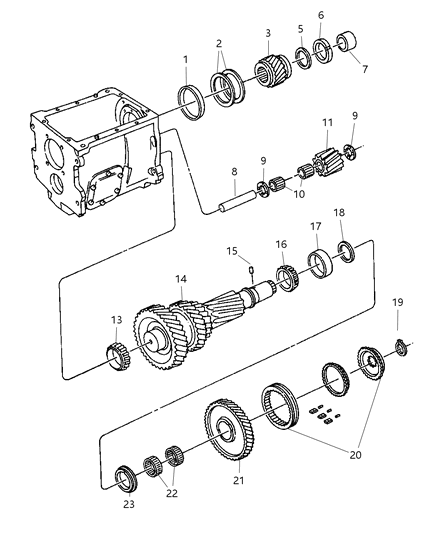 2005 Dodge Ram 2500 Gear Train Diagram 2