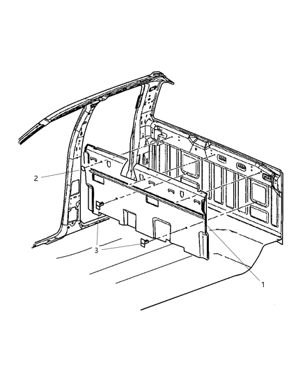 2005 Dodge Ram 1500 Quad Cab Back Silencer Diagram