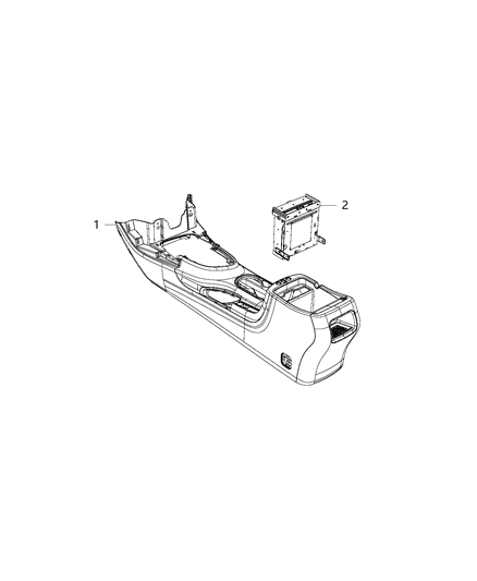 2013 Dodge Dart CD/DVD Players Diagram