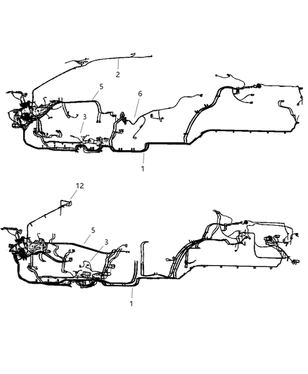 2001 Chrysler Sebring Wiring - Body & Accessories Diagram