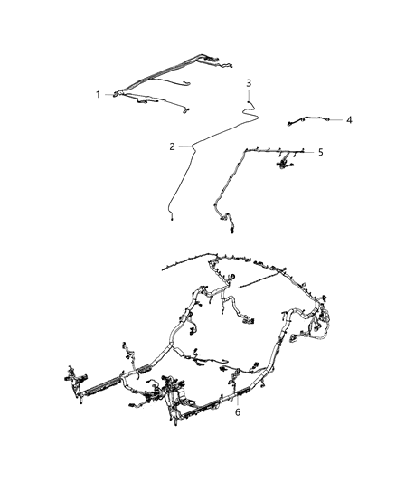 2016 Jeep Cherokee Wiring-Body Diagram for 68257728AB