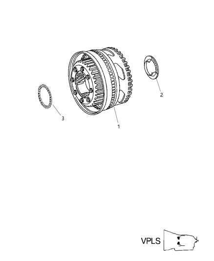 2005 Dodge Magnum Planetary Carrier Diagram