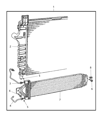 2000 Dodge Dakota Cooler Kit - Transmission Oil Diagram