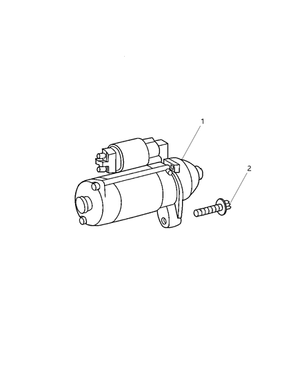 2006 Dodge Sprinter 3500 Starters & Mounting Diagram