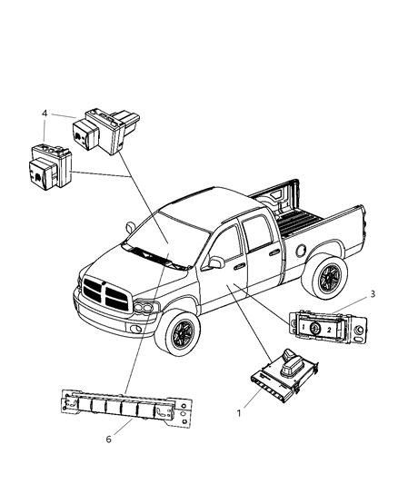 2010 Dodge Ram 1500 Switches Seat Diagram