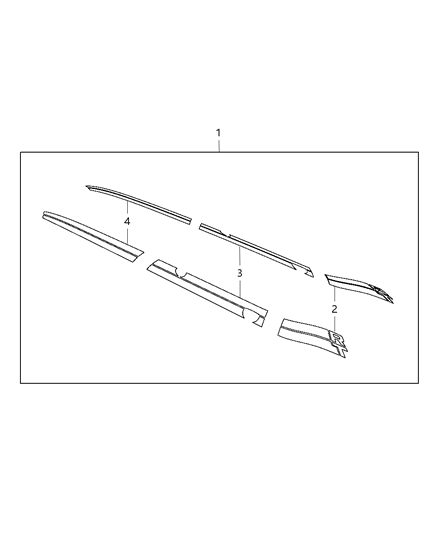 2014 Dodge Challenger Decal Kits Diagram