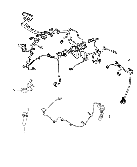 2016 Jeep Grand Cherokee Wiring-Engine Diagram for 68252093AC