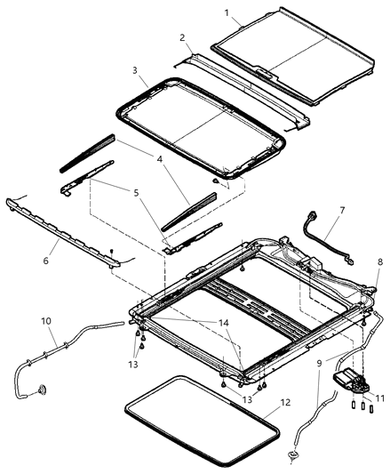 2006 Dodge Ram 1500 Sunroof Diagram