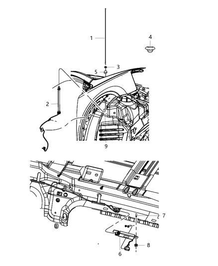 2012 Ram C/V Antenna Diagram