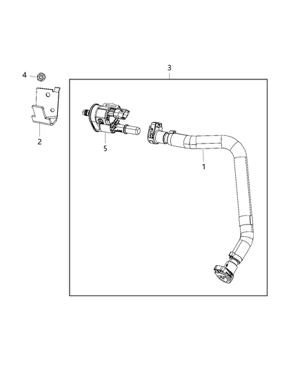 2020 Dodge Charger Emission Control Vacuum Harness Diagram 1