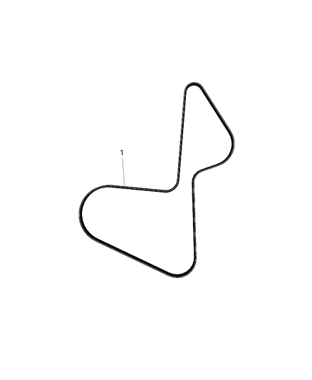 2017 Jeep Grand Cherokee Belt-SERPENTINE Diagram for 5281374AA