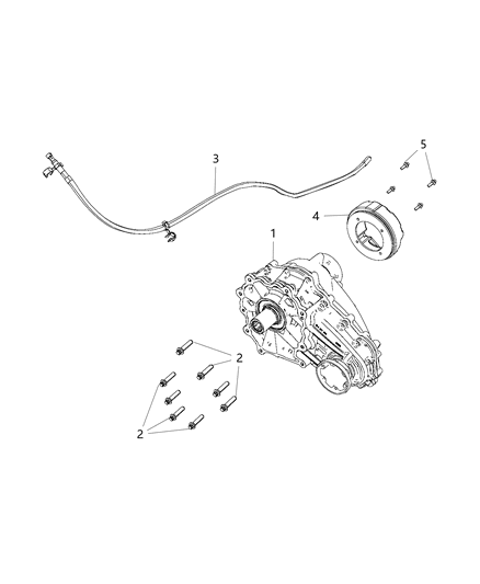 2020 Jeep Grand Cherokee Transfer Case Assembly Diagram 2