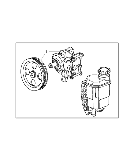 2008 Dodge Ram 1500 Kit-Power Steering Diagram for R8034332AB