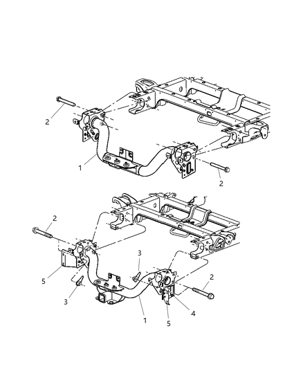 2006 Dodge Ram 3500 Hitch - Towing Diagram