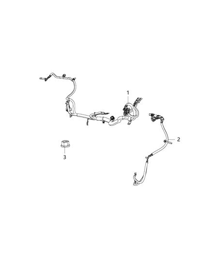 2015 Chrysler 200 Battery Negative Wiring Diagram for 68171506AE