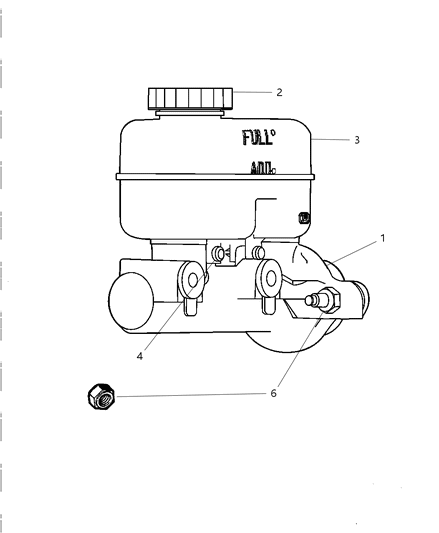 2002 Dodge Viper Brake Master Cylinder Diagram