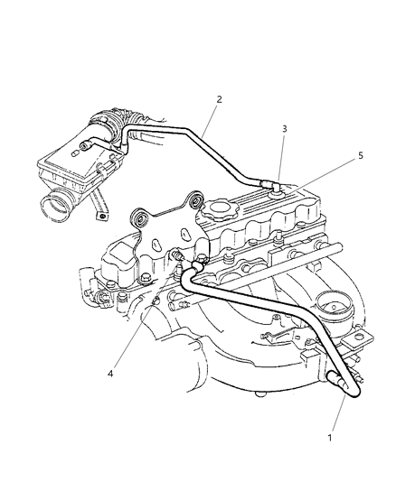 1998 Jeep Cherokee Crankcase Ventilation Diagram 2