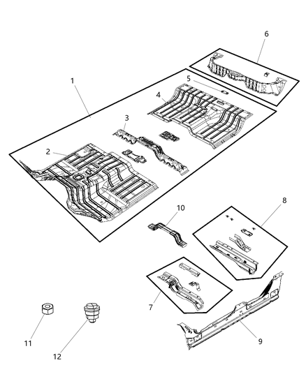 2011 Ram 1500 Floor Pan Diagram 2