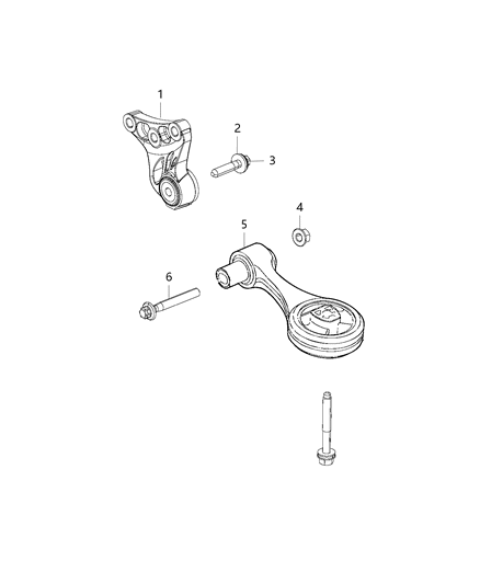 2015 Jeep Renegade Engine Mounting Diagram 3