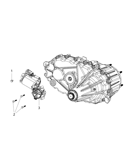 2019 Ram 1500 Gearshift Motor Diagram 2