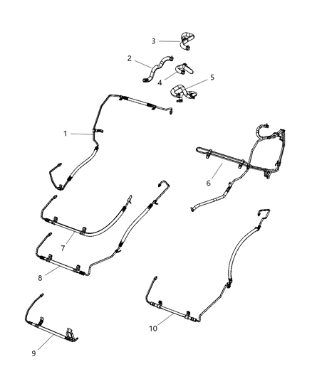 2009 Dodge Journey Power Steering Hose Diagram