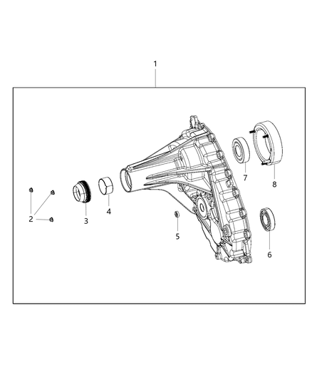 2019 Ram 1500 Rear Case & Related Parts Diagram 2