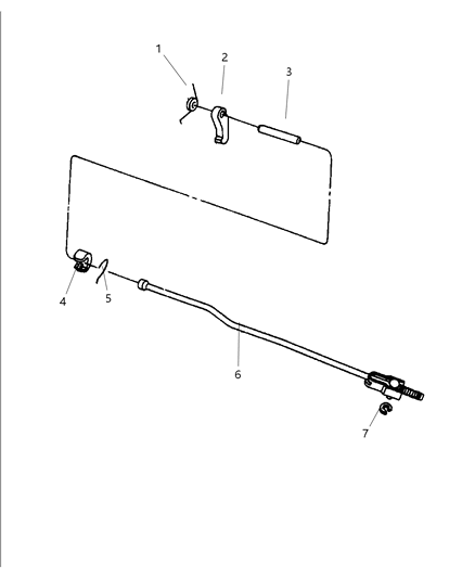 1998 Dodge Durango Parking Sprag Diagram 2