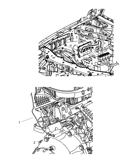 2008 Jeep Liberty Strap-Ground Diagram for 5187523AA