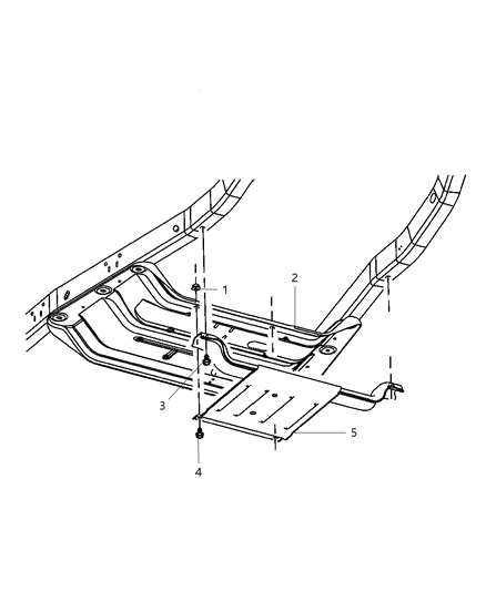 2006 Jeep Wrangler Skid Plates Diagram 1